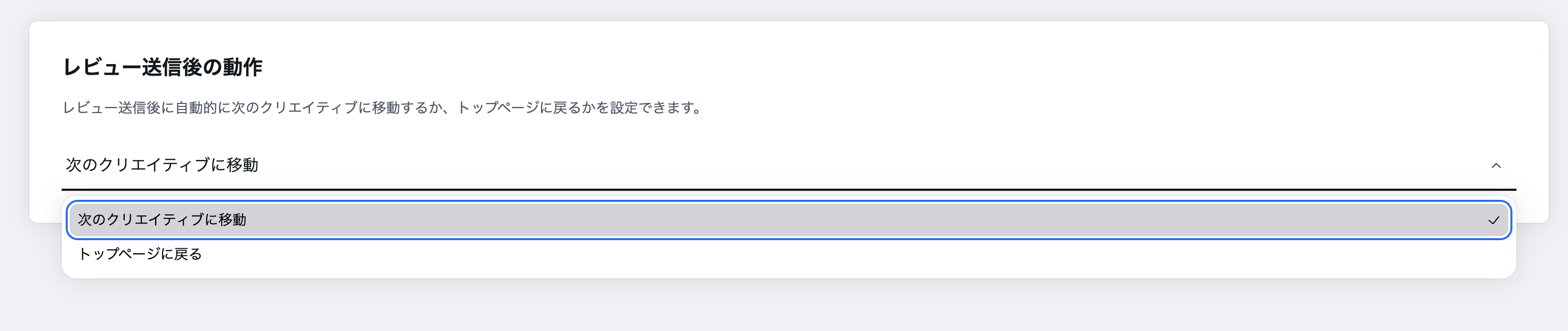 レビュー設定機能の概要